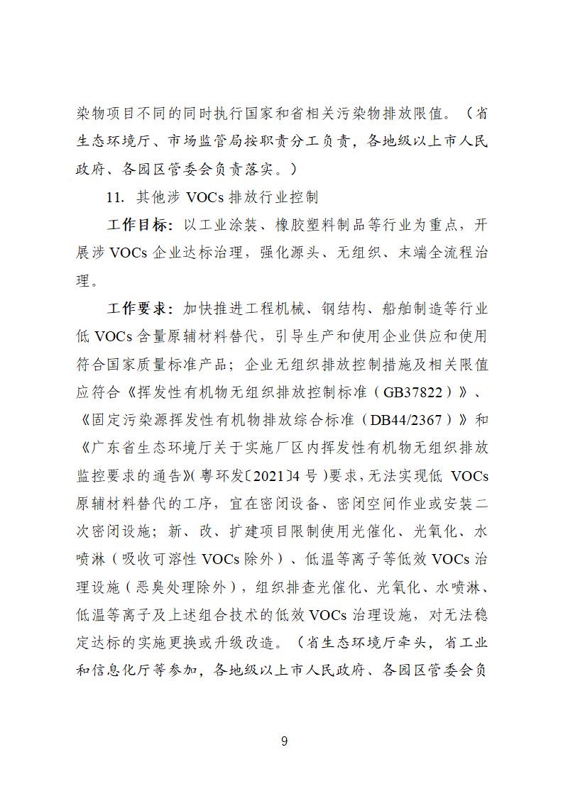 廣東省臭氧污染防治（氮氧化物和揮發(fā)性有機(jī)物協(xié)同減排）實(shí)施方案（2023-2025年）_頁面_09